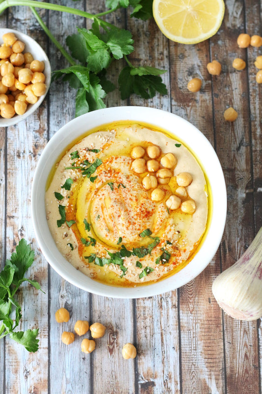 Hummus - Gesunder Dipp mit Kichererbsen