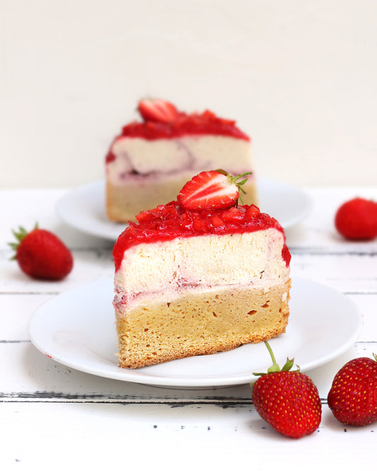 Low Carb Strawberry Cheesecake