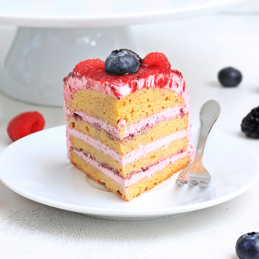 Fruchte Low Carb Beeren-Torte