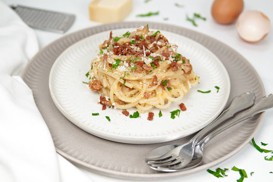 Vegetarische Low Carb Carbonara