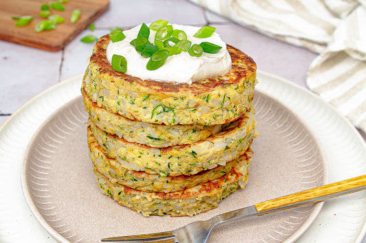 Konjak Zucchini Pancakes